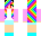 rainbow panda girl