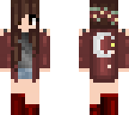 red coat girl edit