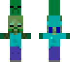 zombie jockey with zombie villager