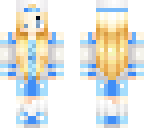 beautiful blue blonde girl with cap -tomboy-