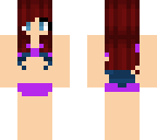 bikini red haired girl