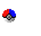 blue and red pokeball
