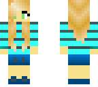 blue blonde girl