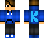 blue boy with eyepatch
