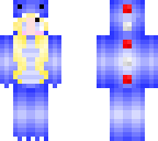 blue dino onesie girl