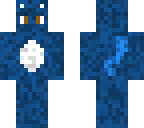 blue furry thing