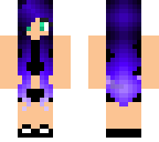 blue haired girl