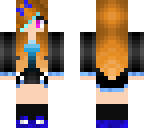 blue headphone girl