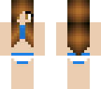 blue swimsuit