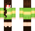 chara with ponytail
