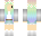 chibi rainbow pastel