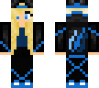 cool blue blond girl