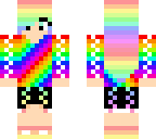 crazy rainbow girl