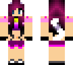 cute pink cat girl