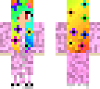 evil rainbow girl