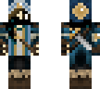 fihgter in blue