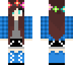 flannel spring girl