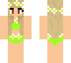 flowery beach girl