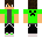 green creeper skin