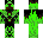 green flame man