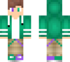 green hoodie