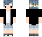 hot black jacket male chibi