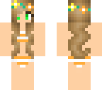 orange bikini girl