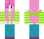 pink hair lady