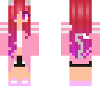 pink haired cat girl