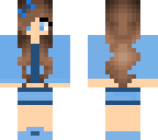pretty blue girl