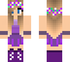 purple dress