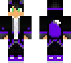 purple wolf boy