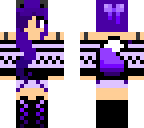 purple wolf girl