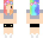 rainbow cute girl