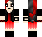 red black goth