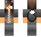 baby wolf girl in onesi