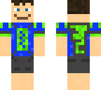 blue and green kid