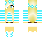 blue and white girl
