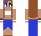 blue bow girl