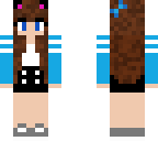 blue cat girl