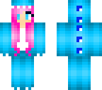 blue dino girl