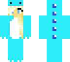 blue dino girl