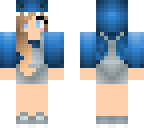 blue dino girl