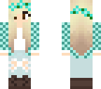 blue flowercrown girl