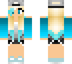 blue skater girl