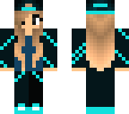brown hair light blue
