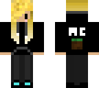 chibi gamer girl with blond hair