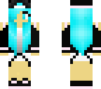 cool blue girl