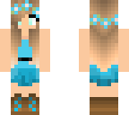 cute bleu girl