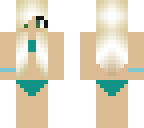 cute blond swimming suit girl